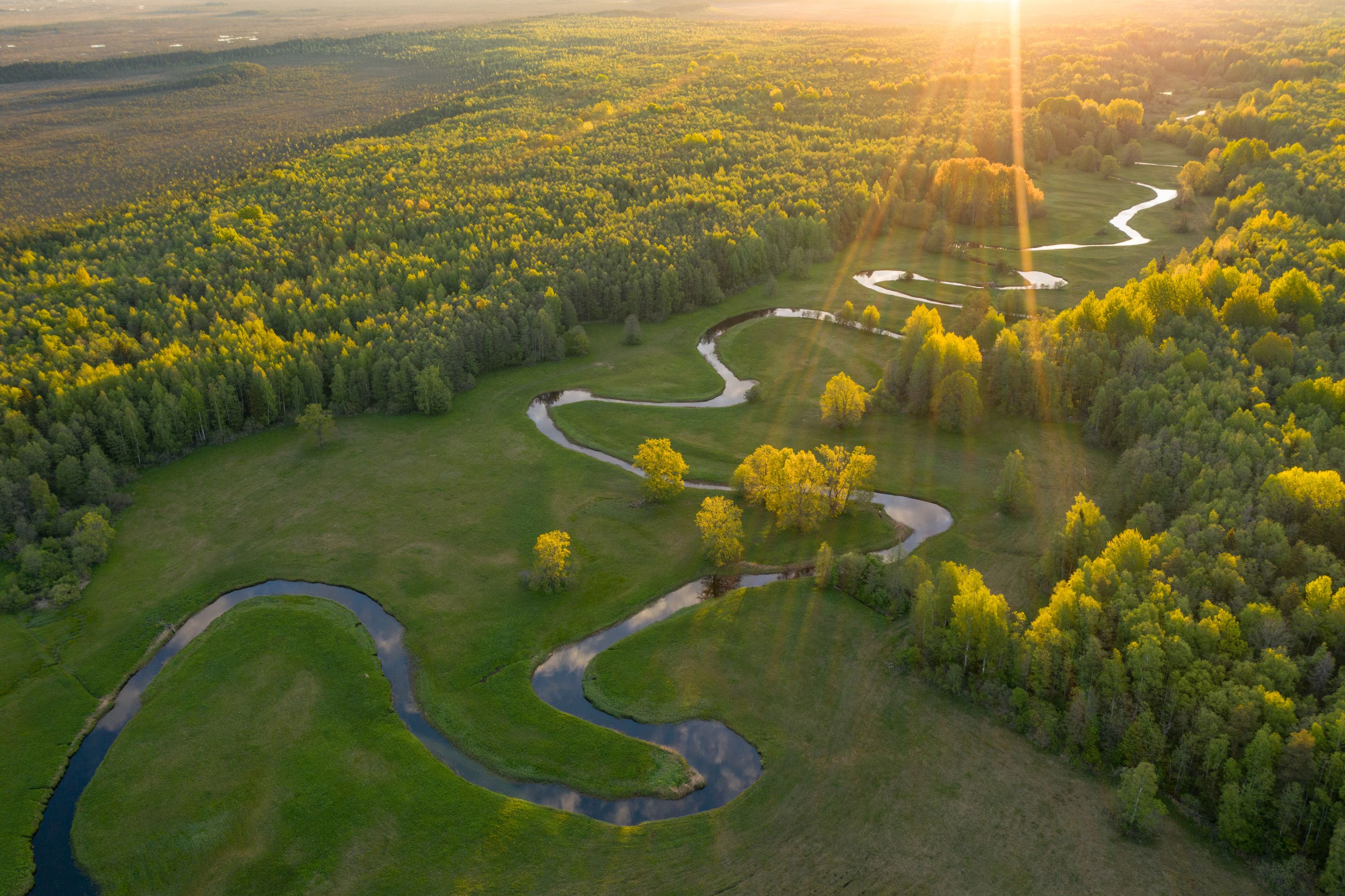 a winding river